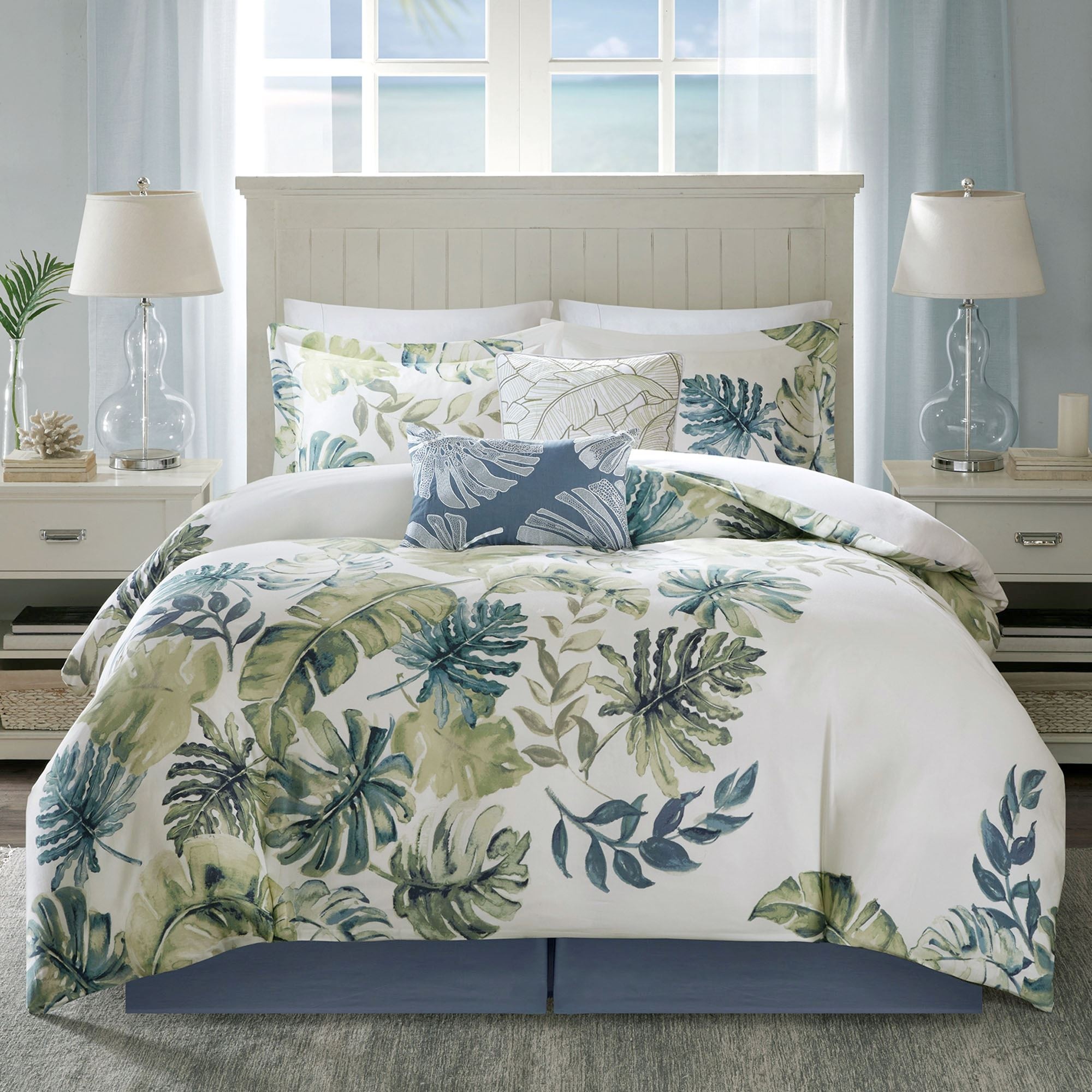 Lorelai tropical 6 pc comforter bed set by harbor house