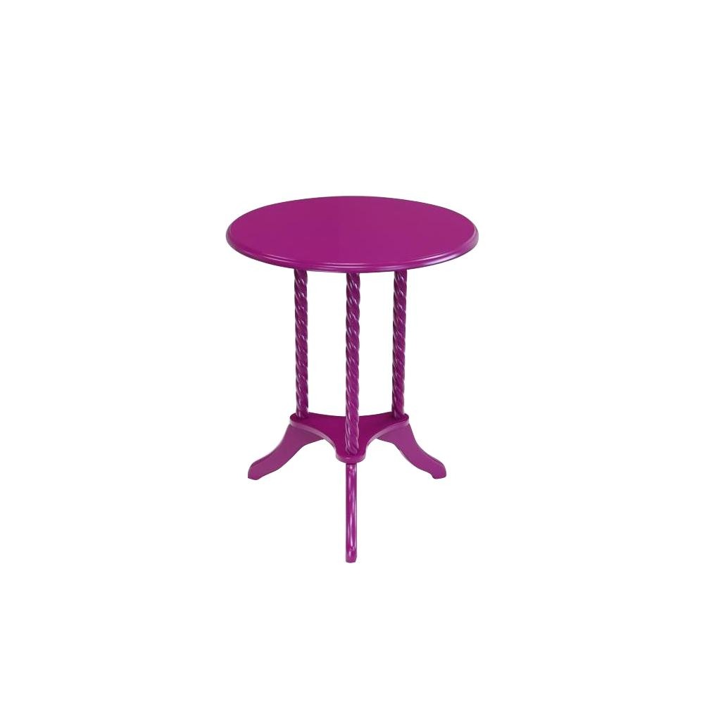 Megahome purple end table mh10vio the home depot