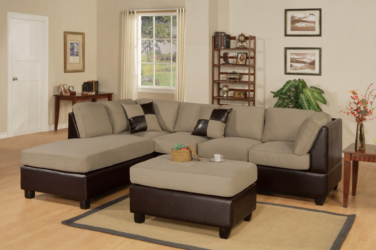 Microfiber reclining sectional create so much coziness 3