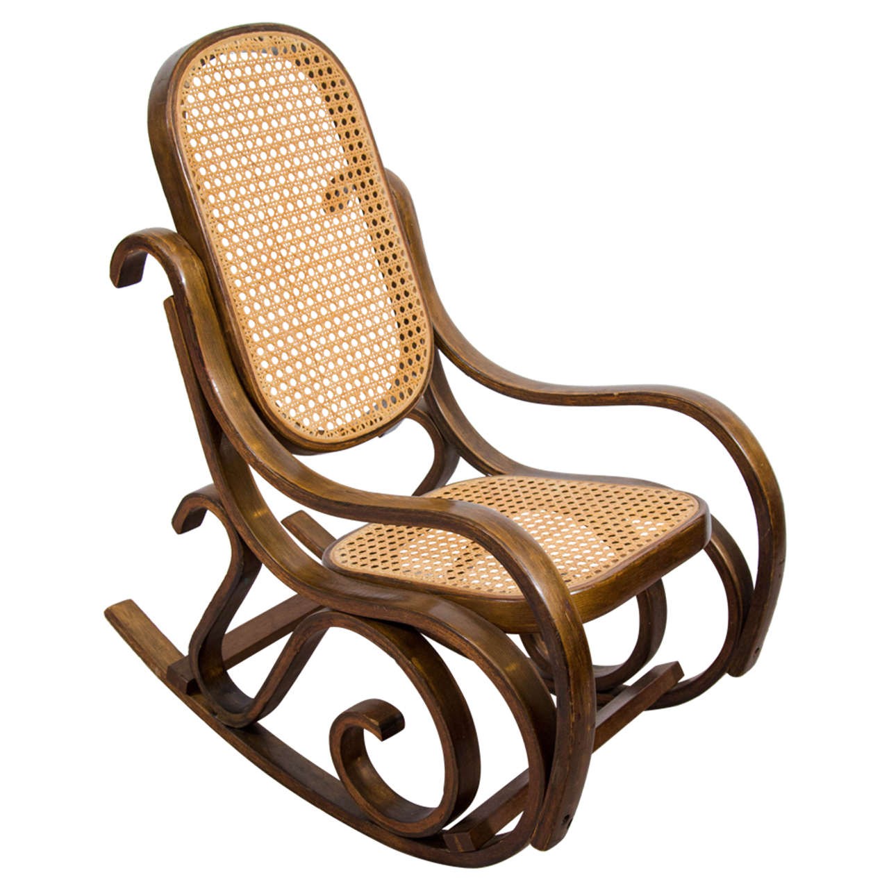 Midcentury childs bentwood rocking chair for sale at 1stdibs 2