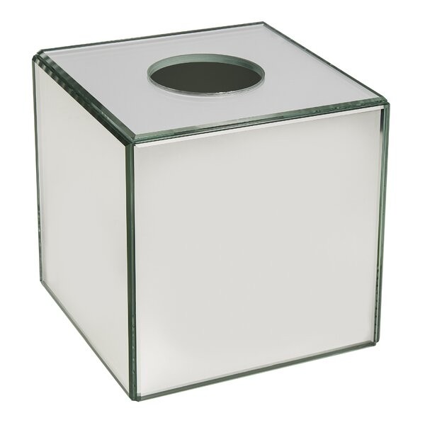 Mirrored tissue box cover joss main