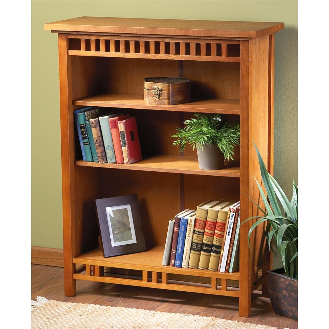 Mission style bookcase 214535 office at sportsmans guide