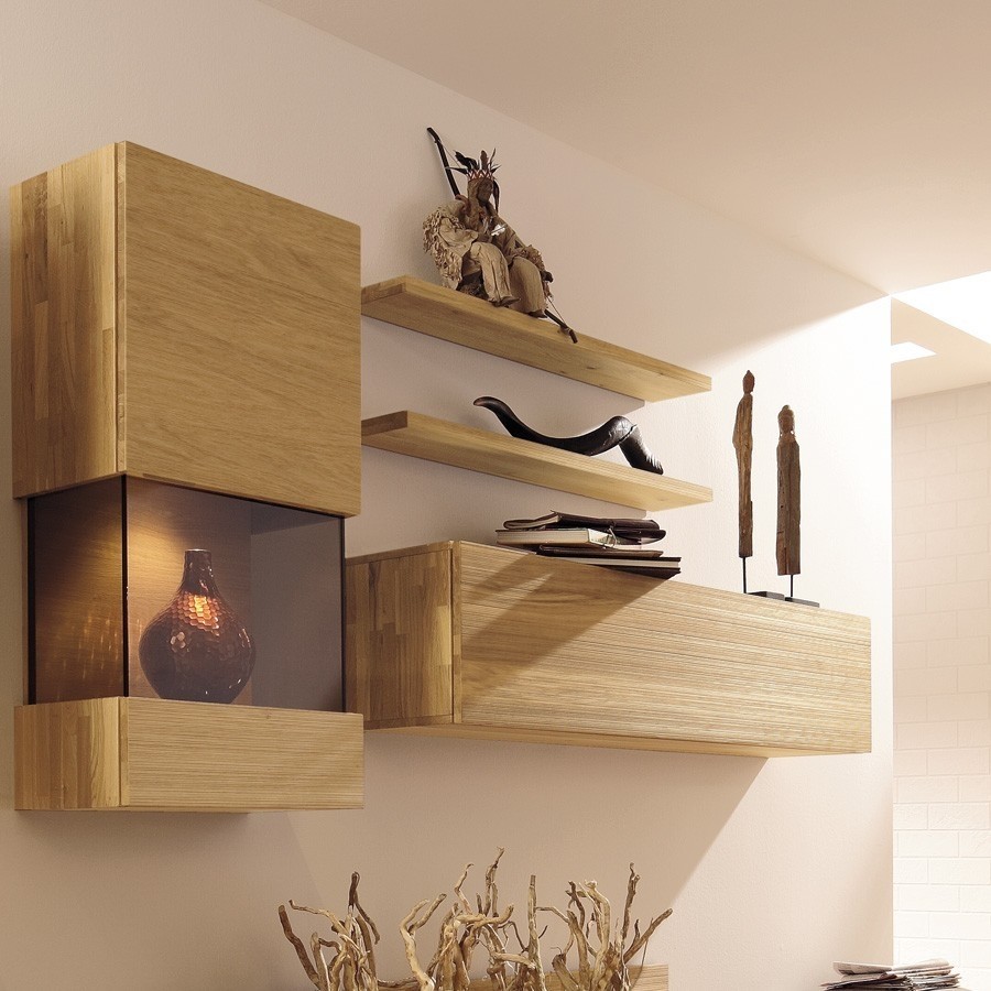 Modern wall mounted shelves decor ideas