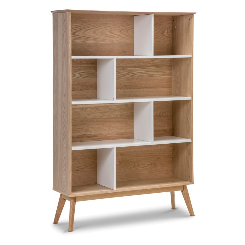 Ollie scandinavian wooden bookcase 1
