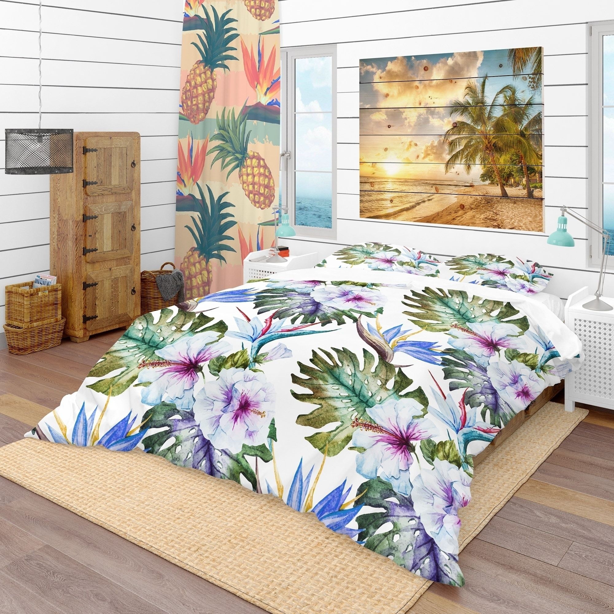 Pin by emma on new room in 2020 tropical bedding