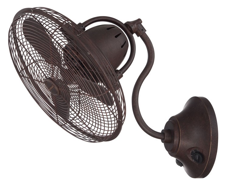 Retro wall mount fan economical home lighting