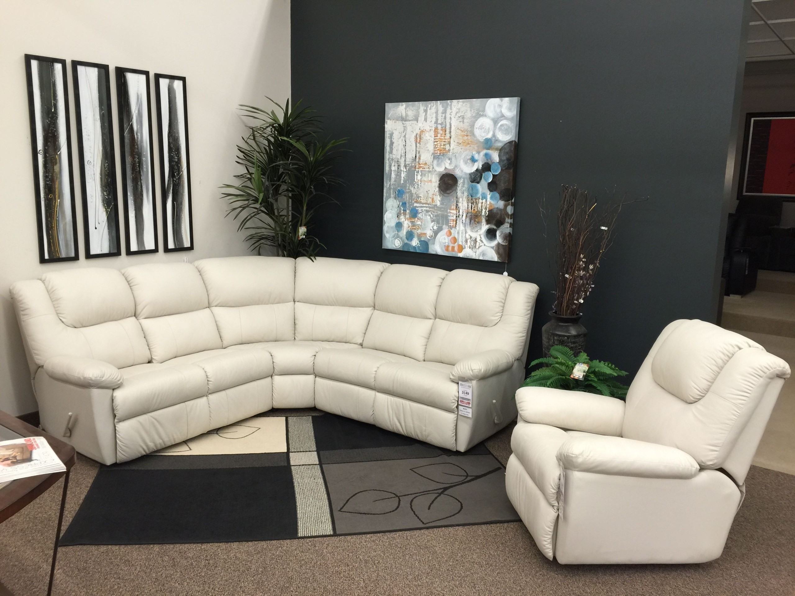 Sade is a great reclining sectional for small spaces only
