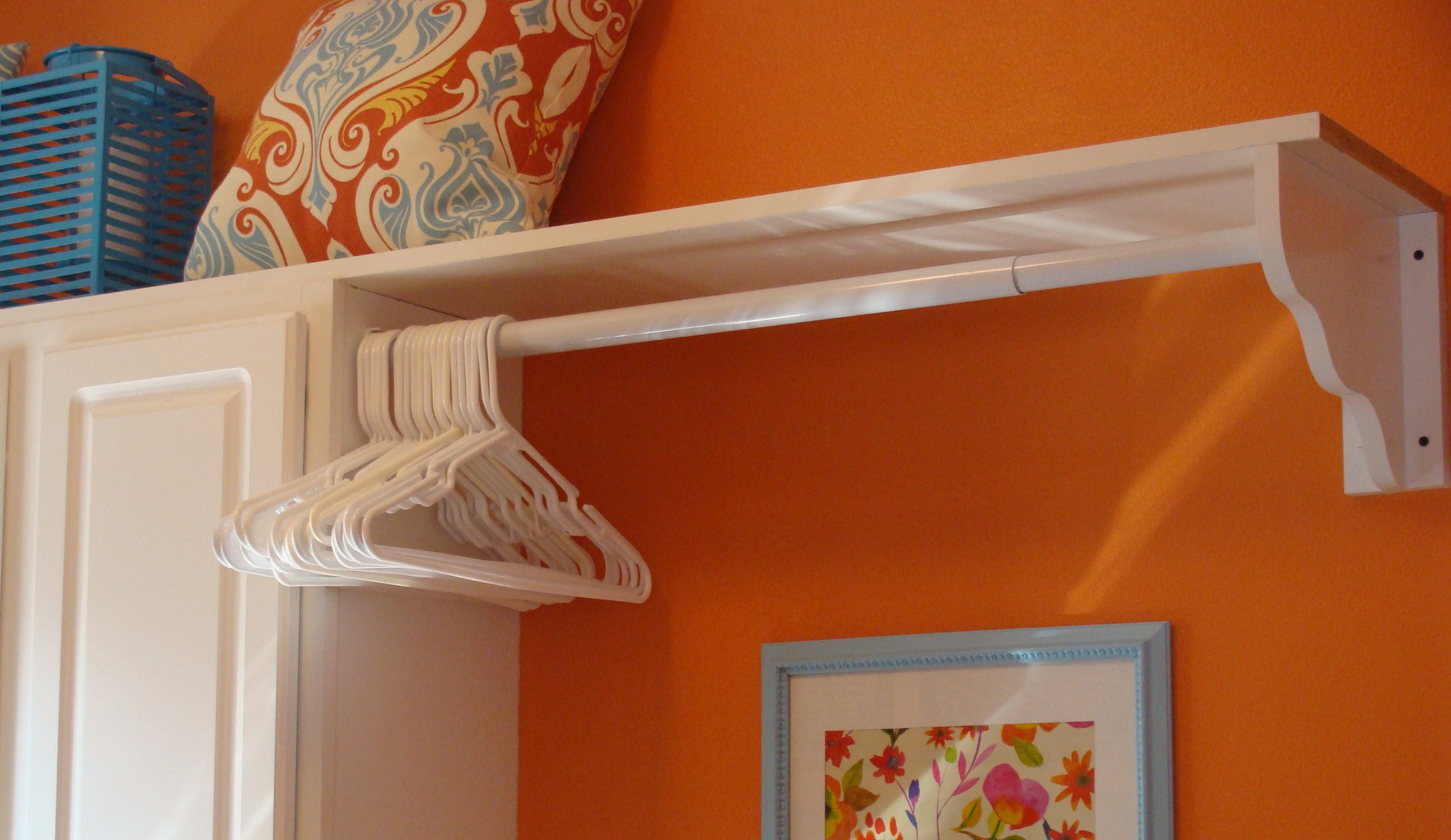 Shelf with hanging rod extend your storage homesfeed