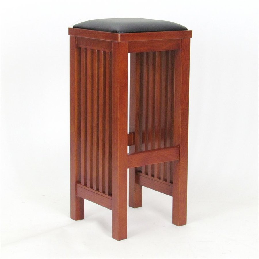 Shop wayborn furniture mission shaker oak bar stool at
