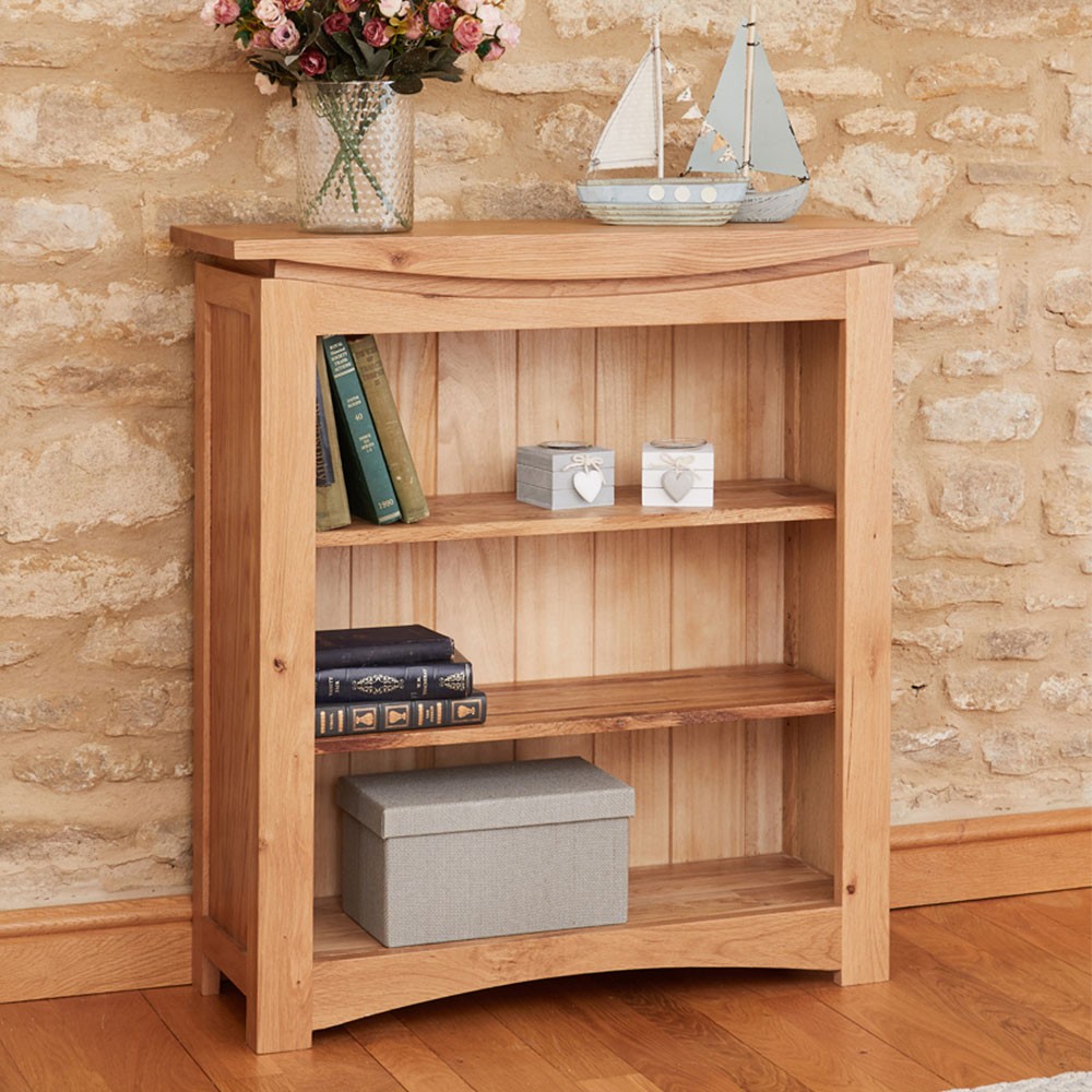 Small bookcase scandinavian oak living collection