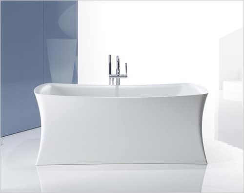 Solid surface bathtub lithocast freestanding baths by kohler