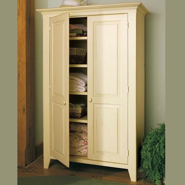 Southern pine linen cupboard american country