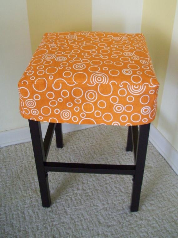 Square barstool slipcover simple bar stool cover 1