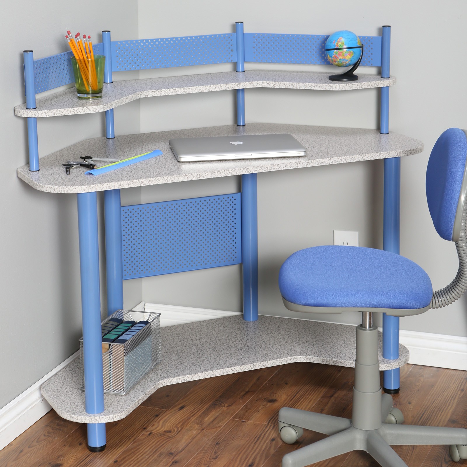 Studio designs study corner desk blue kids desks at