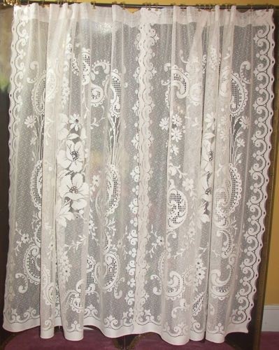 Stunning vintage lace curtains for the french doors vtg