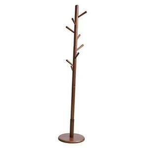 Sturdy wooden coat rack stand free standing hall coat