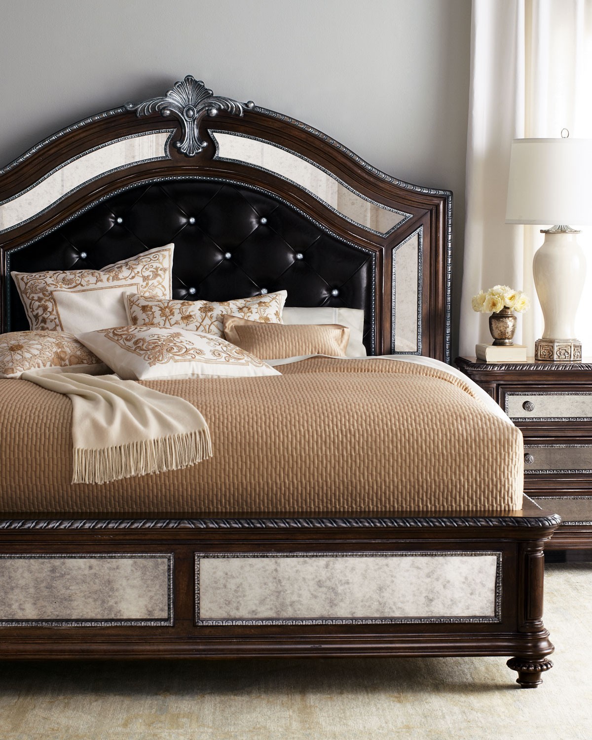 Style spotlight leather beds and headboards 1