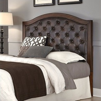 Leather And Wood Headboard - Foter