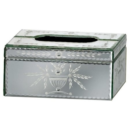 Venetian gems prima mirror tissue box cover