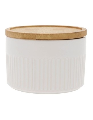 White Canisters With Wooden Lids - Ideas on Foter