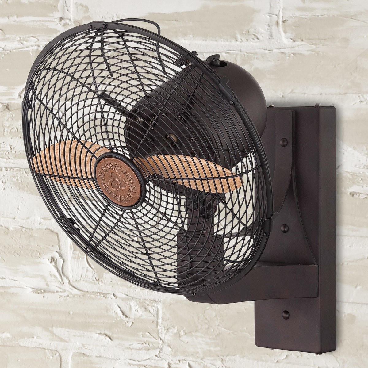 Wall mounted indoor outdoor fan shades of light