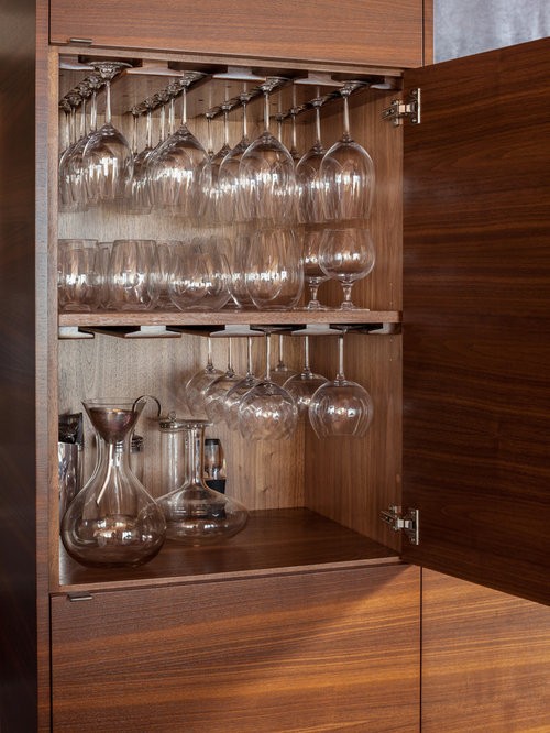 Wine glass cabinet houzz