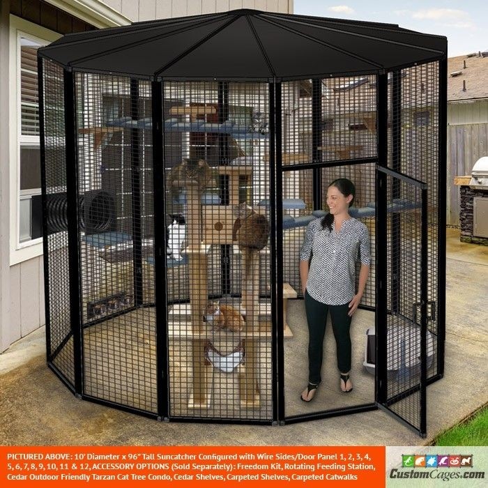 10 diameter indoor outdoor cat cage cat cages outdoor