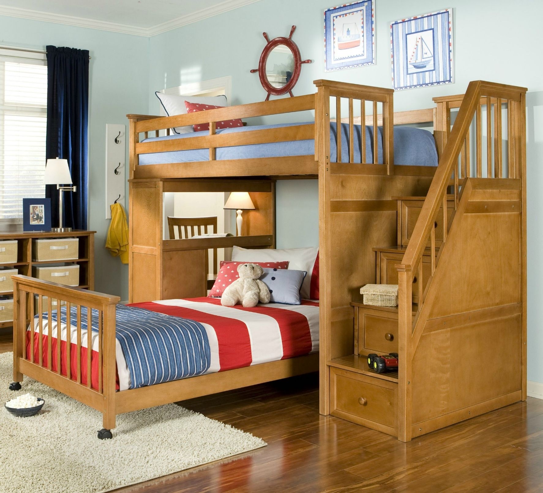 21 top wooden l shaped bunk beds with space saving