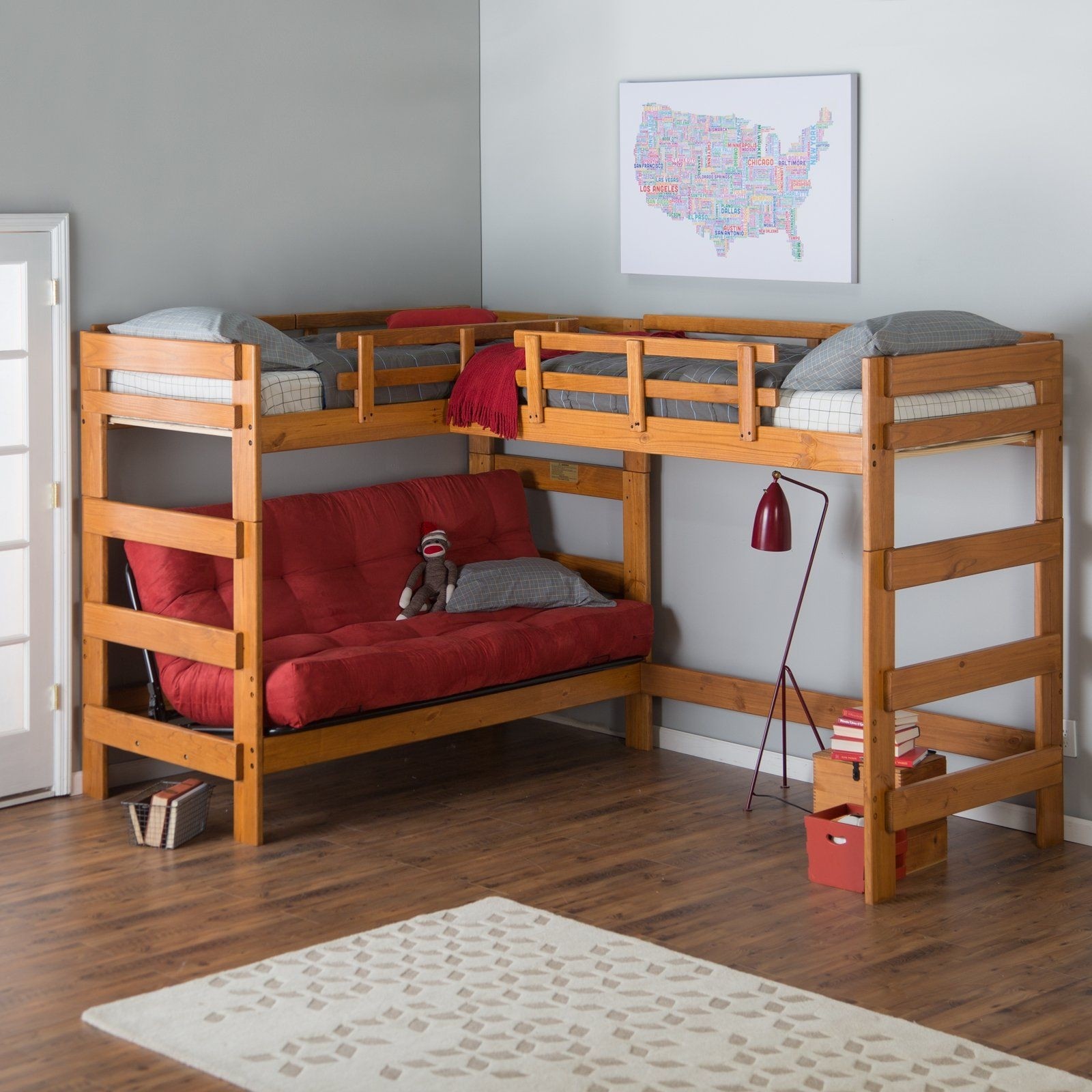 27 interesting l shaped bunk beds design ideas youll