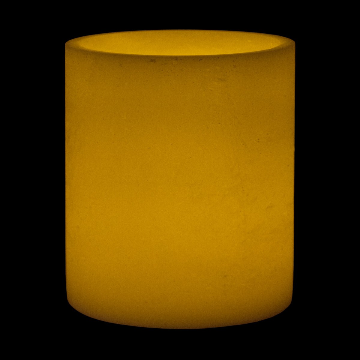 8x10 ivory round led extra large flameless pillar candles