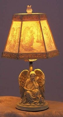 9 best angel lamps images angel table lamp stained