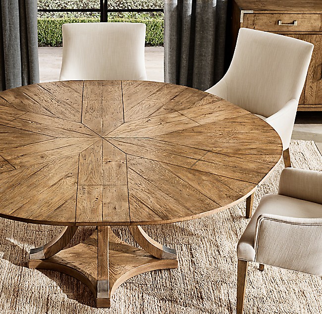 Addison round jupe extension dining table in 2020