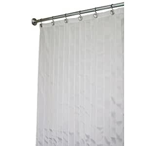 Amazon com interdesign pin tuck stall size shower curtain
