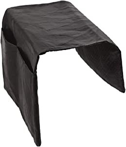 Amazon com leather sofa arm chair caddy black kitchen 1