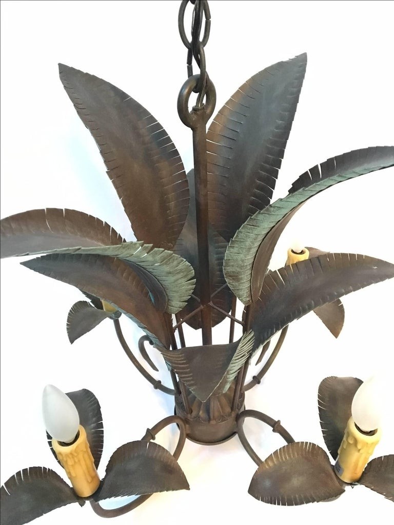 Arte de mexico palm tree chandelier for sale at 1stdibs