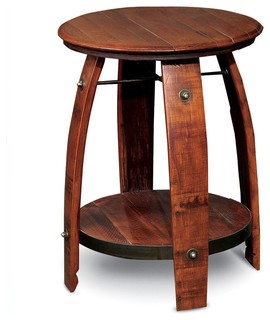 Barrel side table southwestern side tables and end