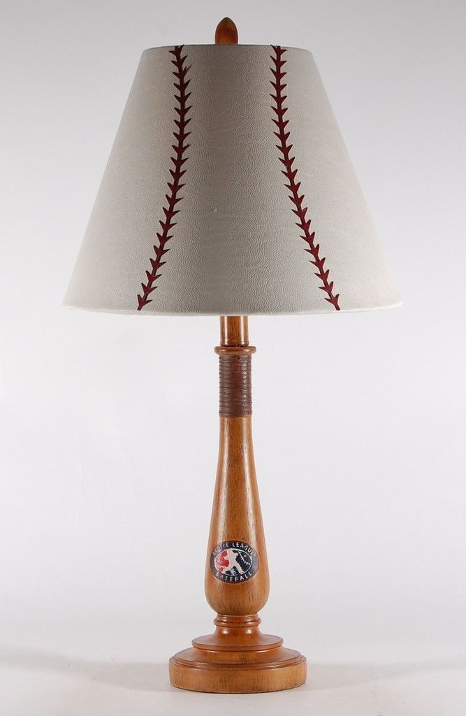 Baseball bat lamp my hubbs could totally make something