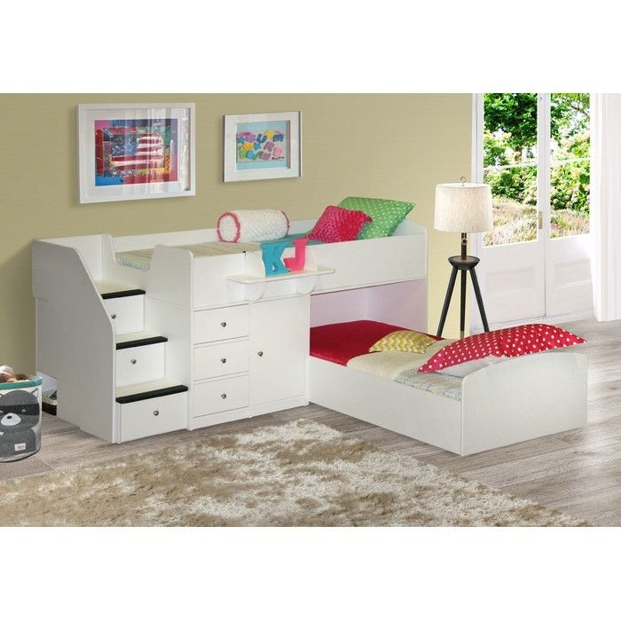 Berg sierra twin l shaped bunk bed reviews wayfair 1