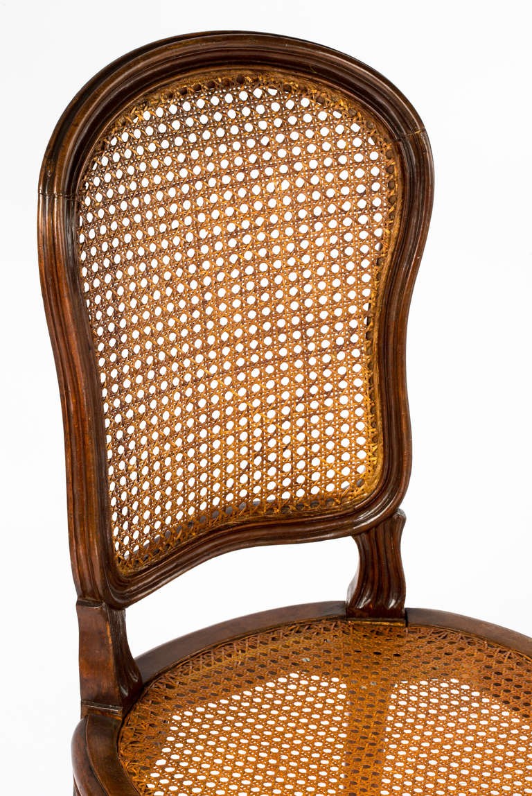 C 1930s french cane chairs set 6 at 1stdibs 5