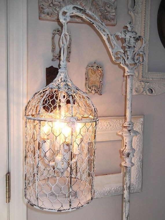 Chandelier floor lamp vintage chandelier bird cage light 2