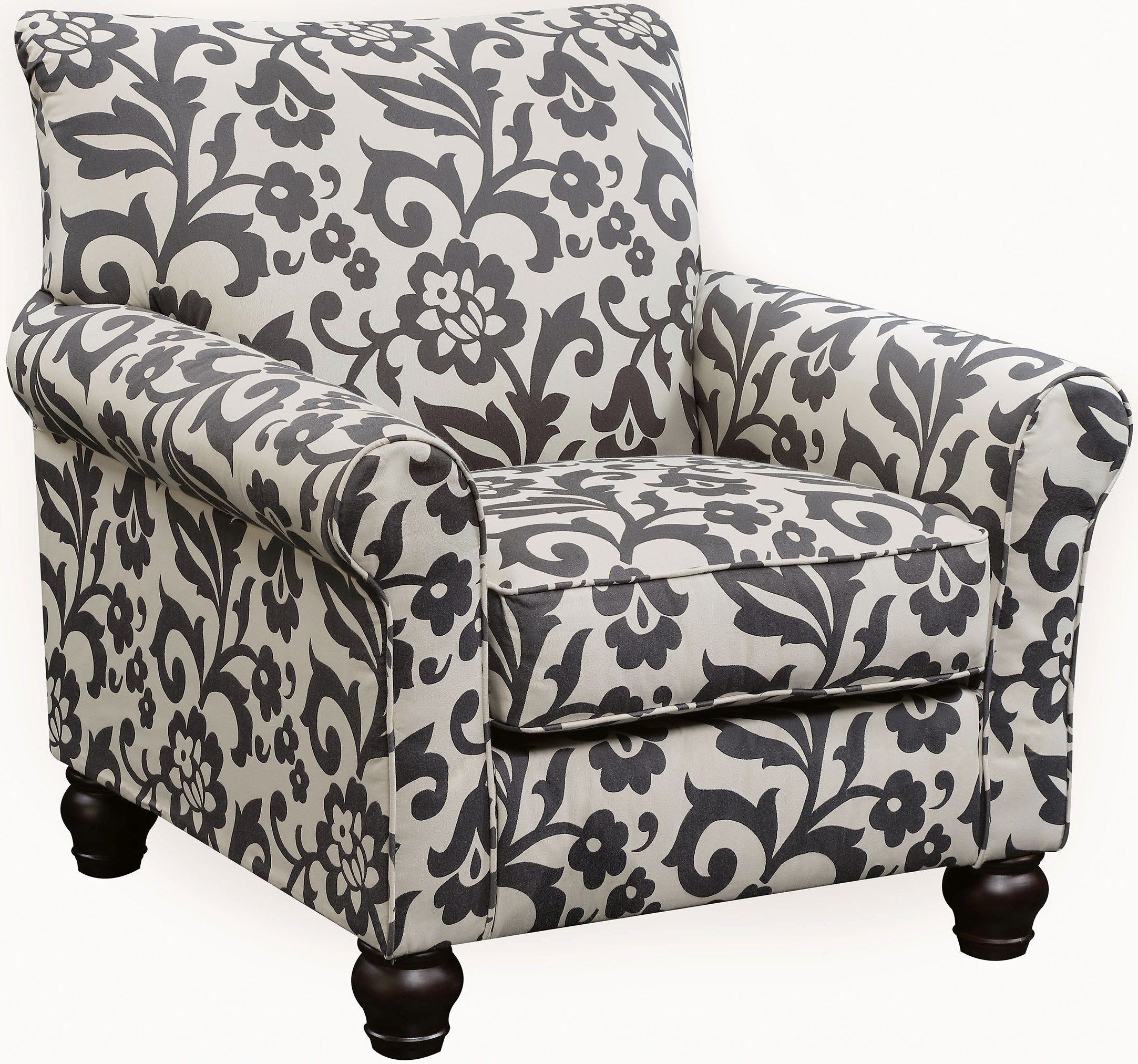 Clea Floral Pattern Accent Chair From Furniture Of America 