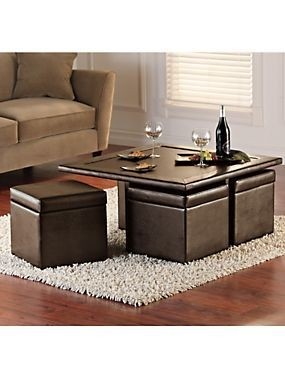 Coffee table with storage cubes solutions coffee table