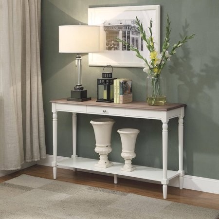 Convenience concepts french country console table with 1
