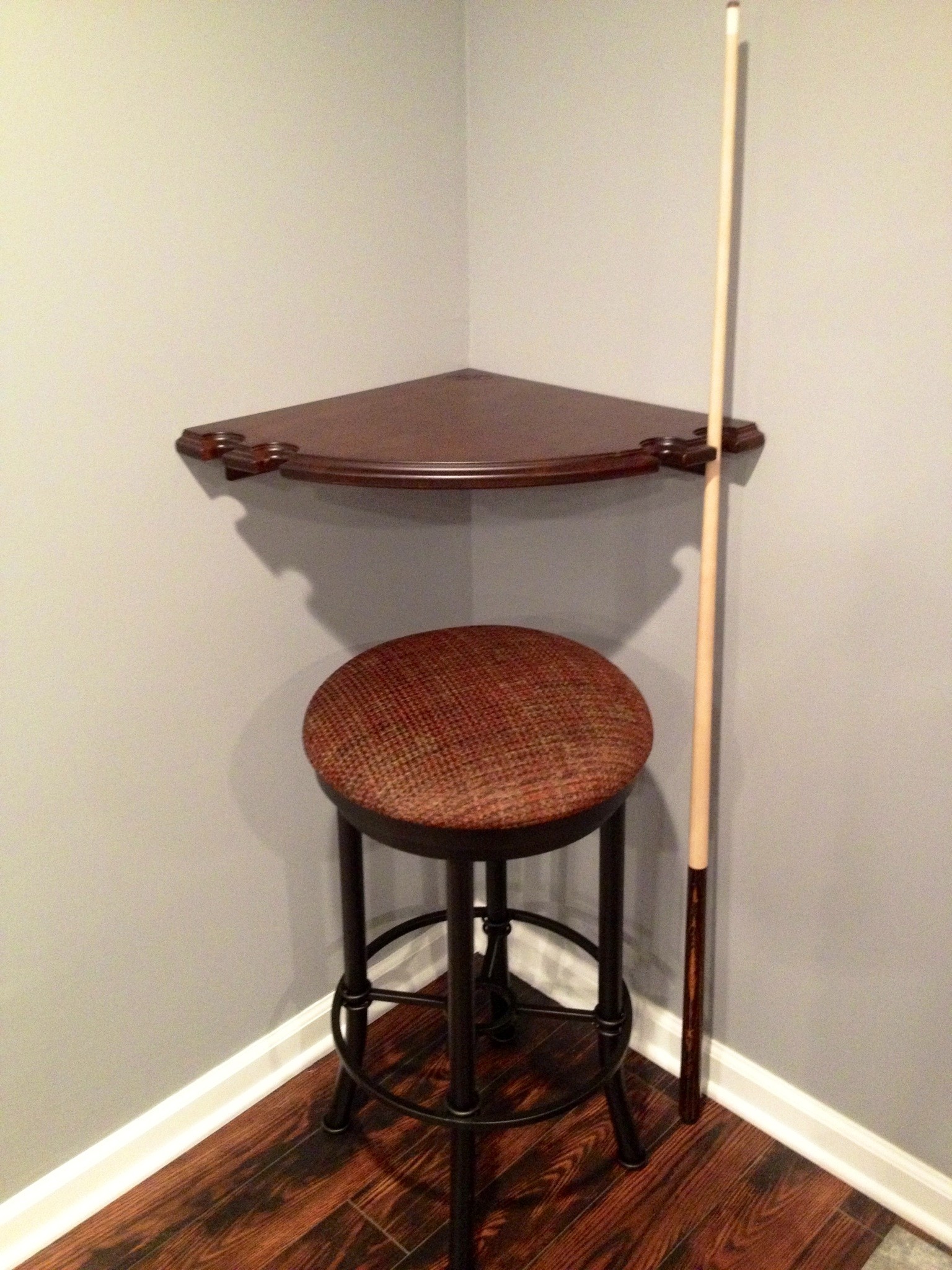 Corner pub table with stool royal billiard recreation