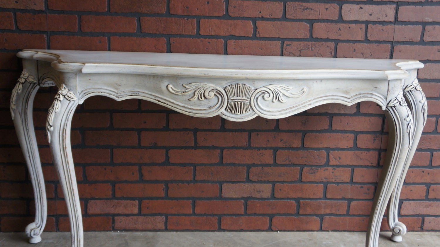 French provincial sofa table country french console