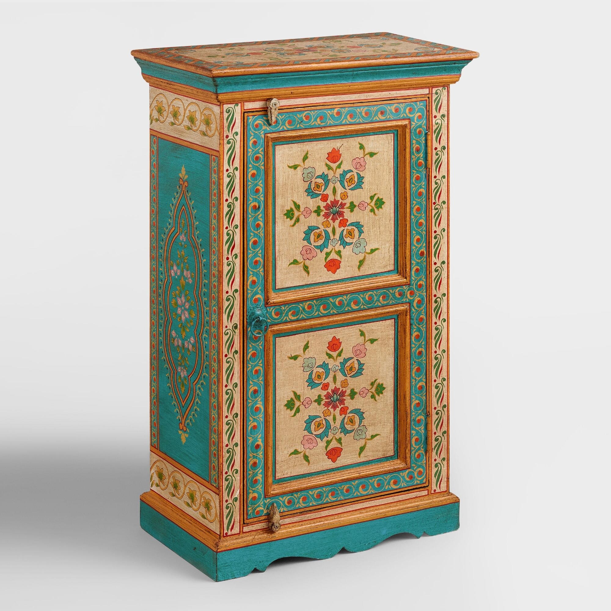 Hand painted floral cabinet world market
