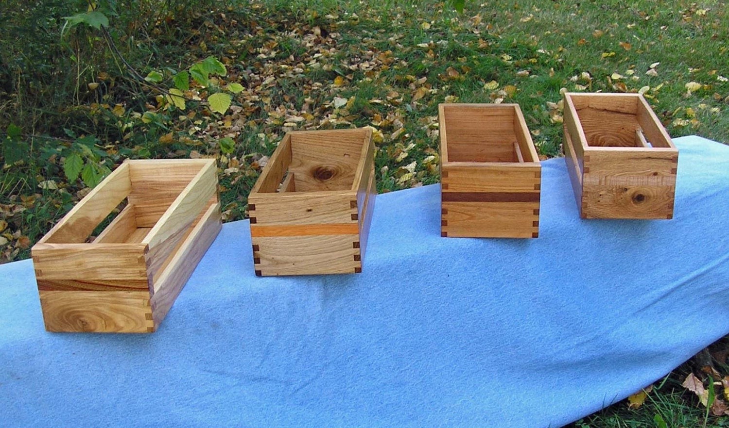 Handcrafted wooden cd storage box by stillpointwoodworks