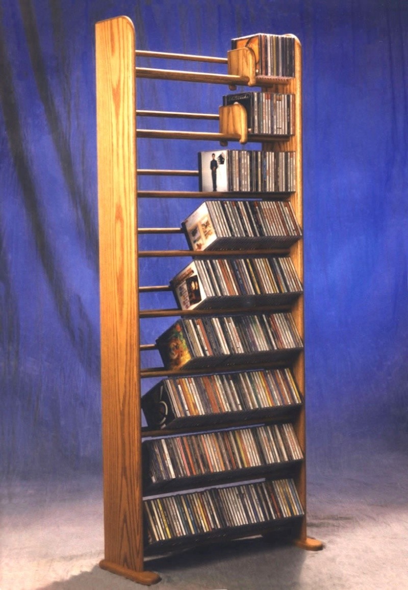 How to build a wooden cd storage rack plans diy