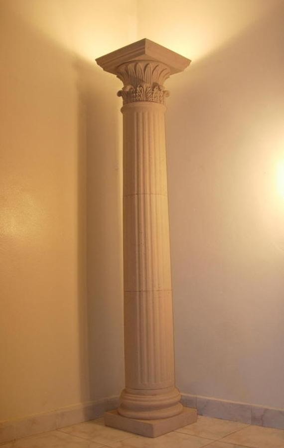 Items similar to greek column floor lamp on etsy