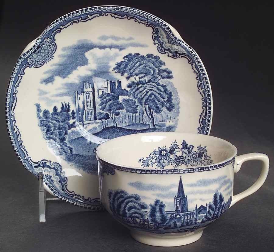 Johnson brothers old britain castles blue made in england